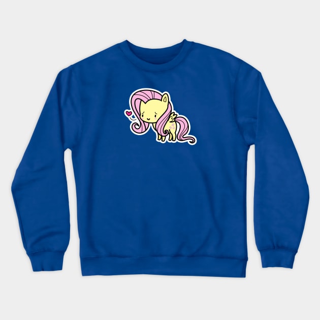 Fluttershy chibi Crewneck Sweatshirt by Drawirm